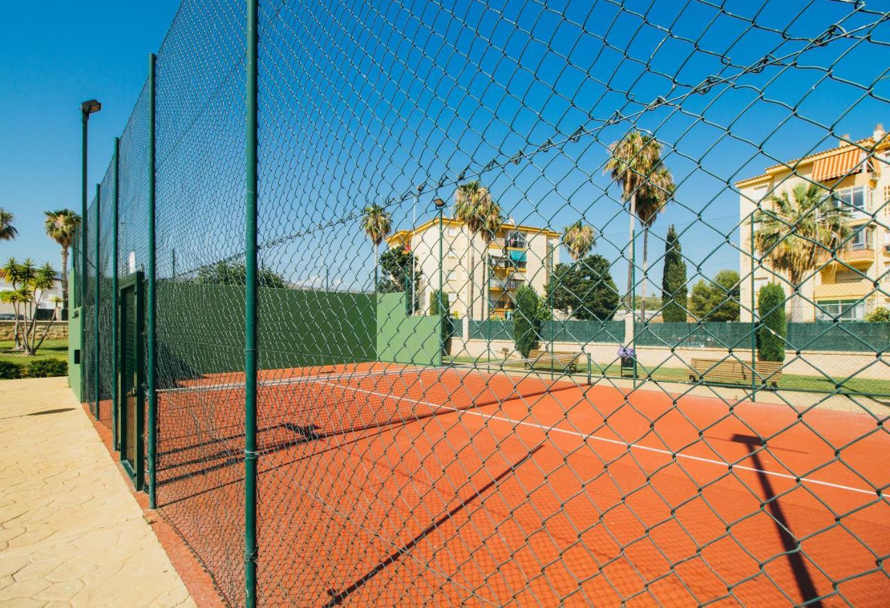 Espectacular Residencial En 2A Linea Piscina Tenis Algarrobo Costa Esterno foto